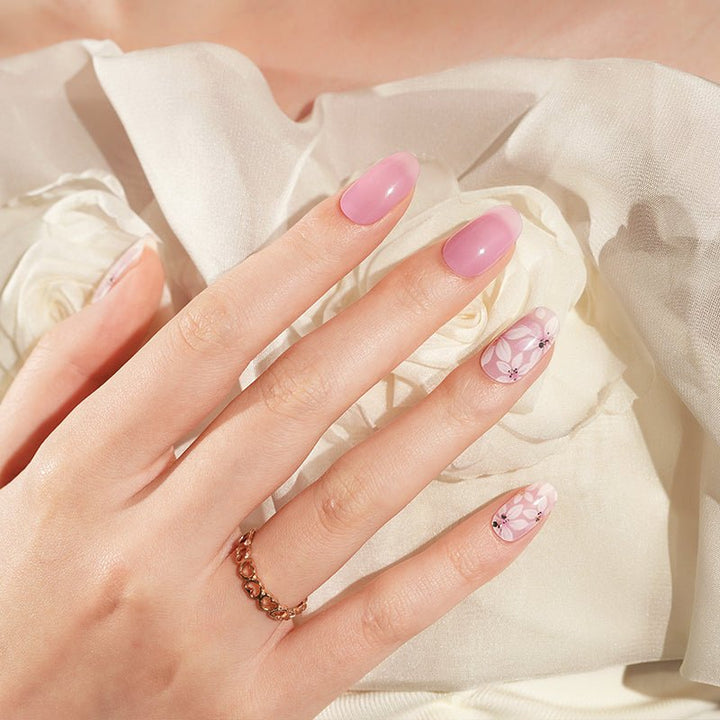 SEMI CURED GEL NAIL STICKER Devil J Collection N Petal Whisper - Hi Gorgeous AU