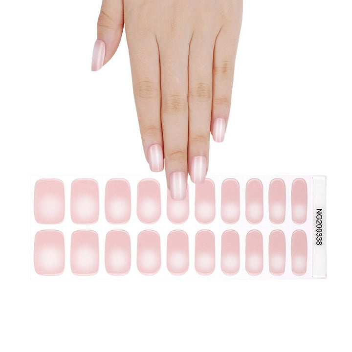 SEMI CURED GEL NAIL STICKER Devil J Collection N Pink Dot - Hi Gorgeous AU