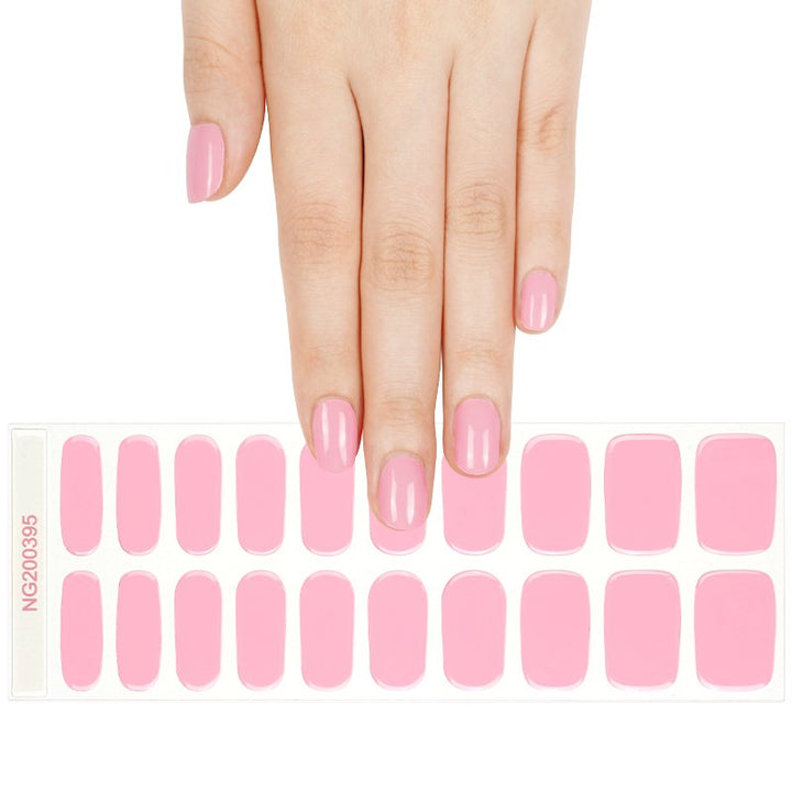 SEMI CURED GEL NAIL STICKER Devil J Collection N Pop Pink - Hi Gorgeous AU