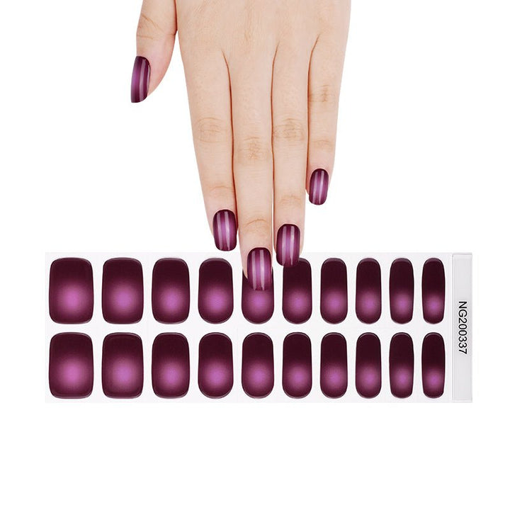 SEMI CURED GEL NAIL STICKER Devil J Collection N Rose Dot - Hi Gorgeous AU