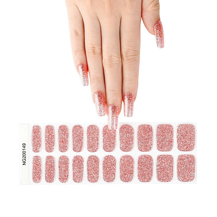 SEMI CURED GEL NAIL STICKER Devil J Collection N Rose Light - Hi Gorgeous AU