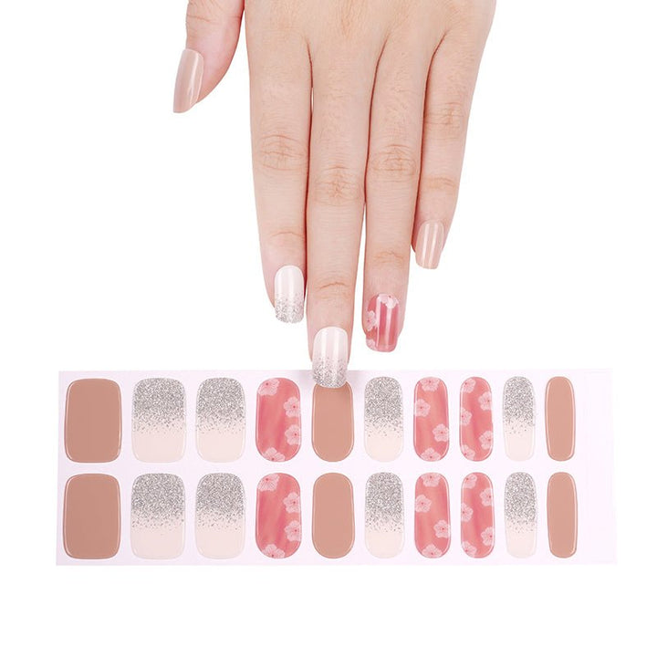 SEMI CURED GEL NAIL STICKER Devil J Collection N Sakura Romance - Hi Gorgeous AU