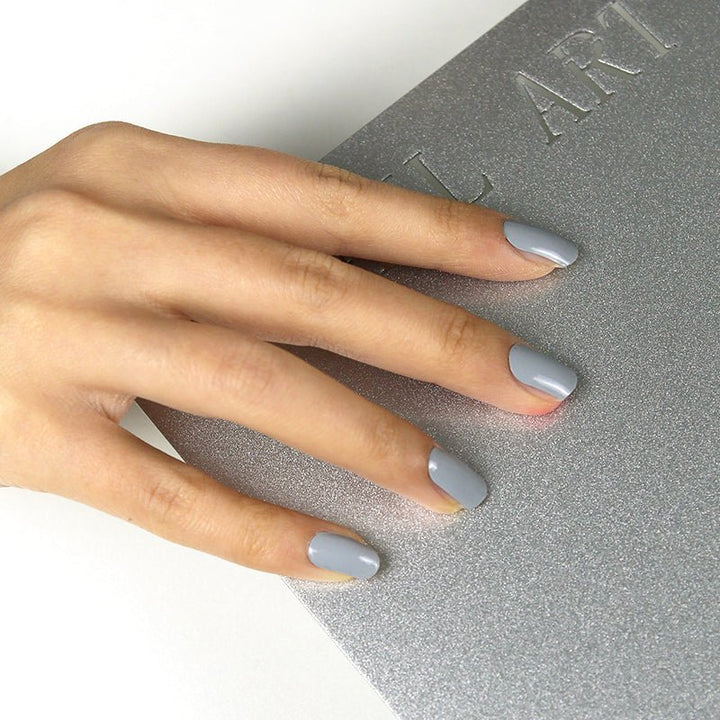 SEMI CURED GEL NAIL STICKER Devil J Collection N Snow Gray - Hi Gorgeous AU