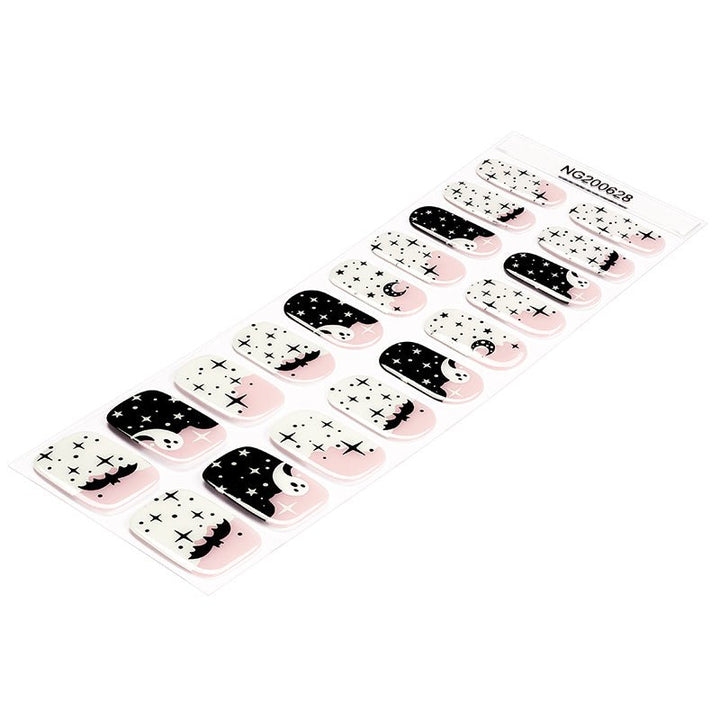 SEMI CURED GEL NAIL STICKER Devil J Collection N Spooky Glow (Halloween Limited) - Hi Gorgeous AU