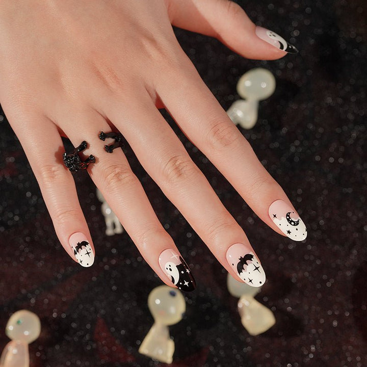 SEMI CURED GEL NAIL STICKER Devil J Collection N Spooky Glow (Halloween Limited) - Hi Gorgeous AU