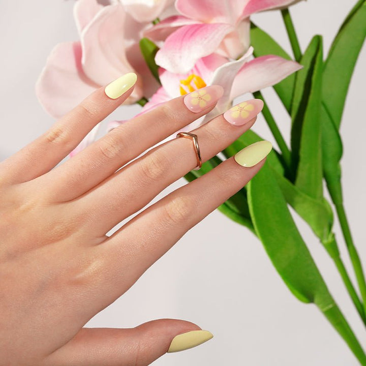 SEMI CURED GEL NAIL STICKER Devil J Collection N Sunny Petals - Hi Gorgeous AU