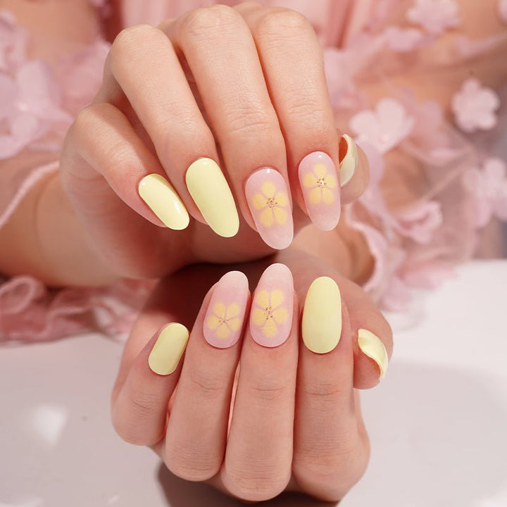 SEMI CURED GEL NAIL STICKER Devil J Collection N Sunny Petals - Hi Gorgeous AU