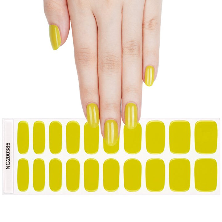 SEMI CURED GEL NAIL STICKER Devil J Collection N Sunset - Hi Gorgeous AU