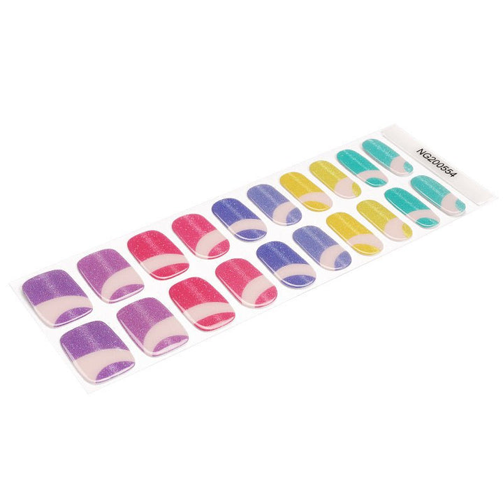 SEMI CURED GEL NAIL STICKER Devil J Collection N Sunset Pop - Hi Gorgeous AU