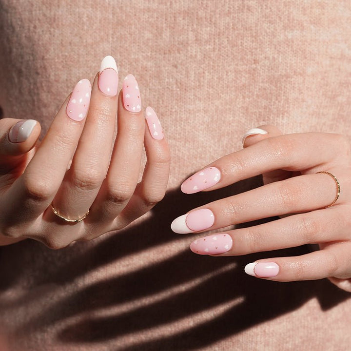 SEMI CURED GEL NAIL STICKER Devil J Collection N Sweetheart Blush - Hi Gorgeous AU