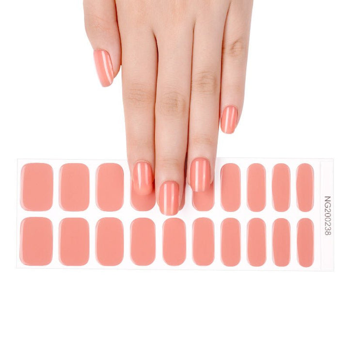 SEMI CURED GEL NAIL STICKER Devil J Collection N Twinkle Cotton Pink - Hi Gorgeous AU