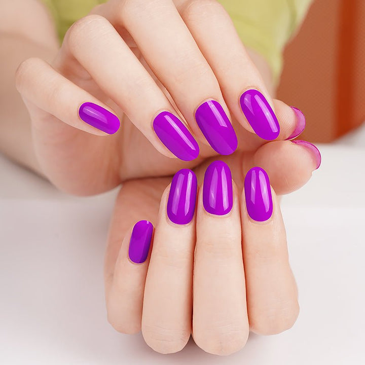 SEMI CURED GEL NAIL STICKER Devil J Collection N Violet Pop - Hi Gorgeous AU