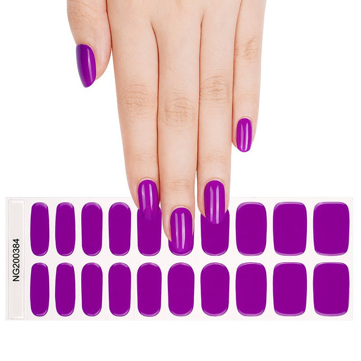 SEMI CURED GEL NAIL STICKER Devil J Collection N Violet Pop - Hi Gorgeous AU