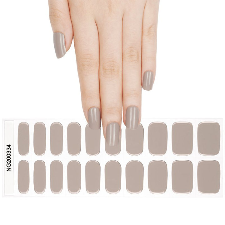 SEMI CURED GEL NAIL STICKER Devil J Collection N Warm Nude - Hi Gorgeous AU