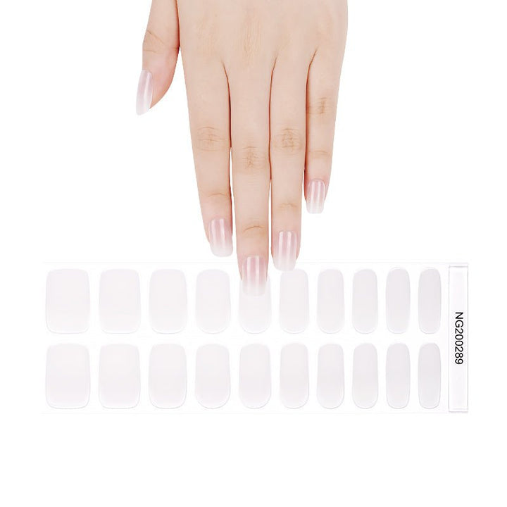 SEMI CURED GEL NAIL STICKER Devil J Collection N White Ombre - Hi Gorgeous AU