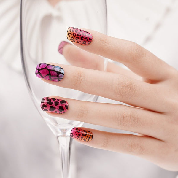 SEMI CURED GEL NAIL STICKER Devil J Collection N Wild Sorbet - Hi Gorgeous AU