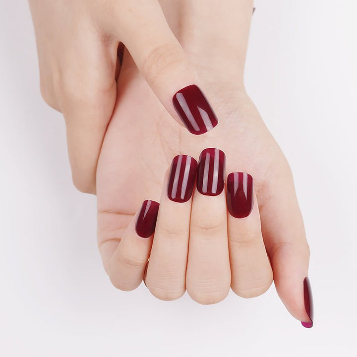 SEMI CURED GEL NAIL STICKER Devil J Collection N Windsor Wine - Hi Gorgeous AU