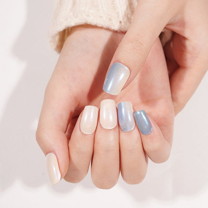 SEMI CURED GEL NAIL STICKER Devil J Collection N Winter Whisper ( 2025 Xmas Limited) - Hi Gorgeous AU