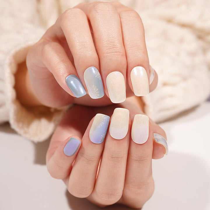 SEMI CURED GEL NAIL STICKER Devil J Collection N Winter Whisper ( 2025 Xmas Limited) - Hi Gorgeous AU