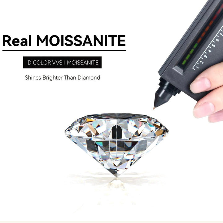 The Signature Setting Moissanite Diamond Engagement Ring - Round Solitaire in Gold - Hi Gorgeous AU