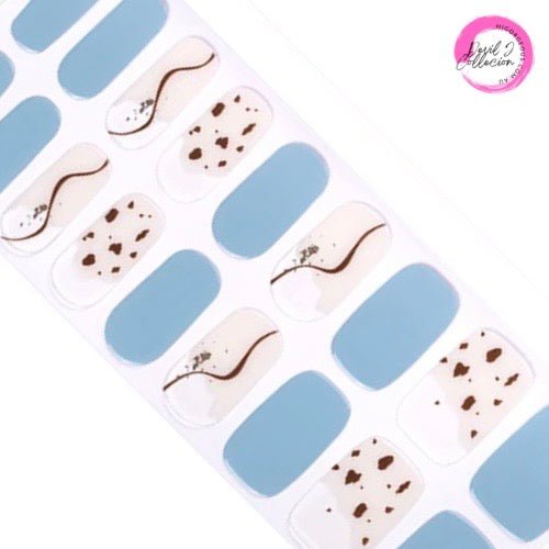 SEMI CURED GEL NAIL STICKER Devil J Collection N Mix Chocolate - Hi Gorgeous AU