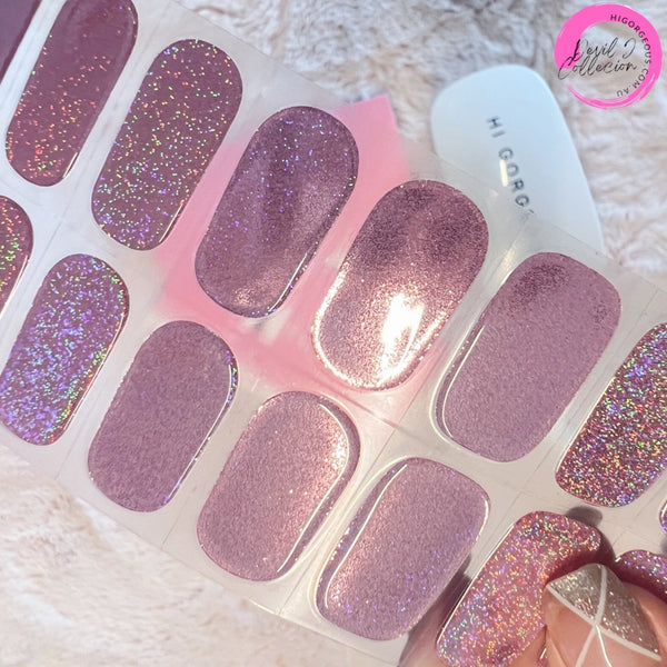 SEMI CURED GEL NAIL STICKER Devil J Collection N Opal Sunset - Hi Gorgeous AU